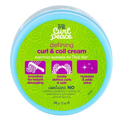 Just for Me Curl Peace Defining Curl and Coil Cream - 12 oz (340 g)