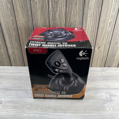 Logitech WingMan Extreme Digital 3D Video Game Controller Joystick New