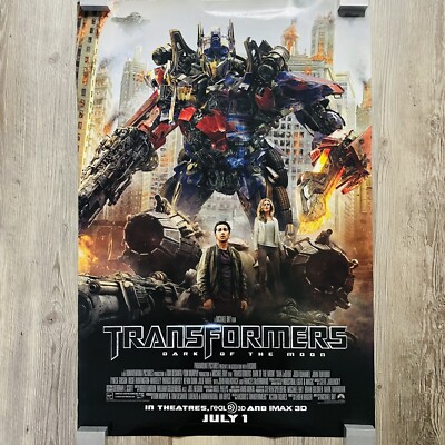 Transformers Dark of the Moon Original Promo Movie Poster 27x40 Double-Sided
