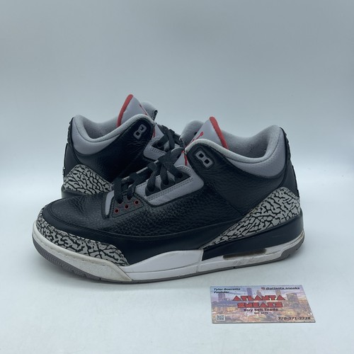 靴 Jordan3 Retro Black/Dark Charcoal-White 742f6612083ab47735c5e358c3b094