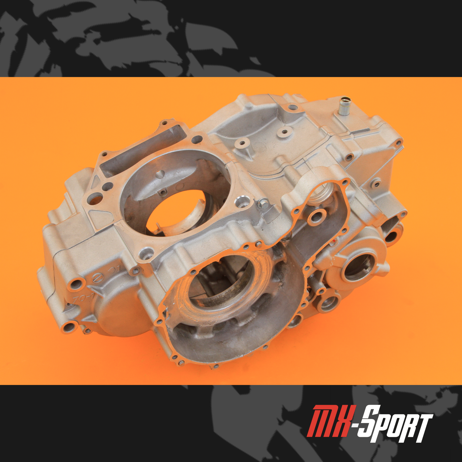 06-07 2006 Outlaw 500 OEM Engine Left Right Crankcases Crank Case Set Bottom