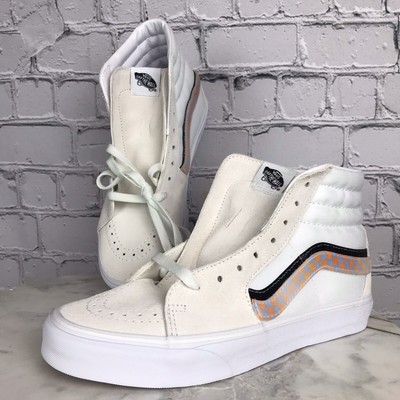 VANS Sk8-Hi Ivory White Shoes Size 8.5 Men - 10 Women