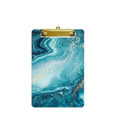 Small Plastic Clipboard, Fashion Design A5 Size Memo Clipboards for Students,...