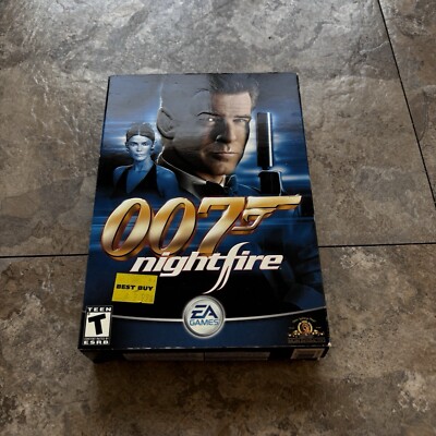 James Bond 007: Nightfire (PC, 2002) Complete W/ 2 Discs & All Inserts