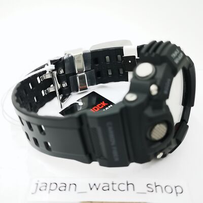 Pre-owned Casio G-shock Gw-9400j-1jf Black Red Master Of Rangeman Men's Watch In Box