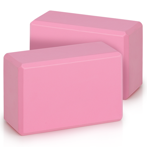 2x EVA Foam Yoga Block Gym Pilates Stretching Aid Workout Exercise Support Brick