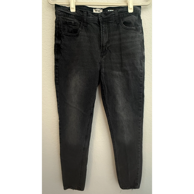 Kensie Jeans The Skylar High Rise Skinny Black Gray Wash Women’s Sz 6 / 28