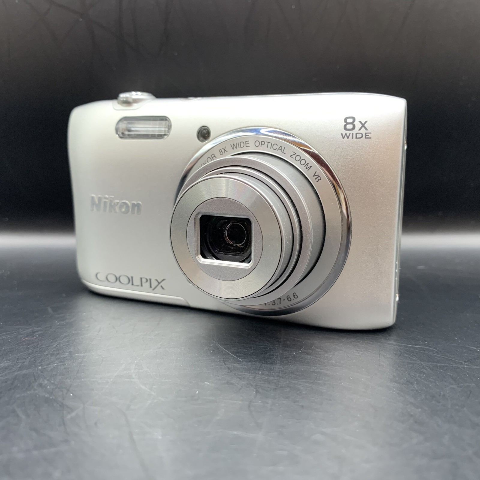 Nikon COOLPIX S3600 シルバー Nikon COOLPIX S3600 Silver Compact Digital Camera Excellent From