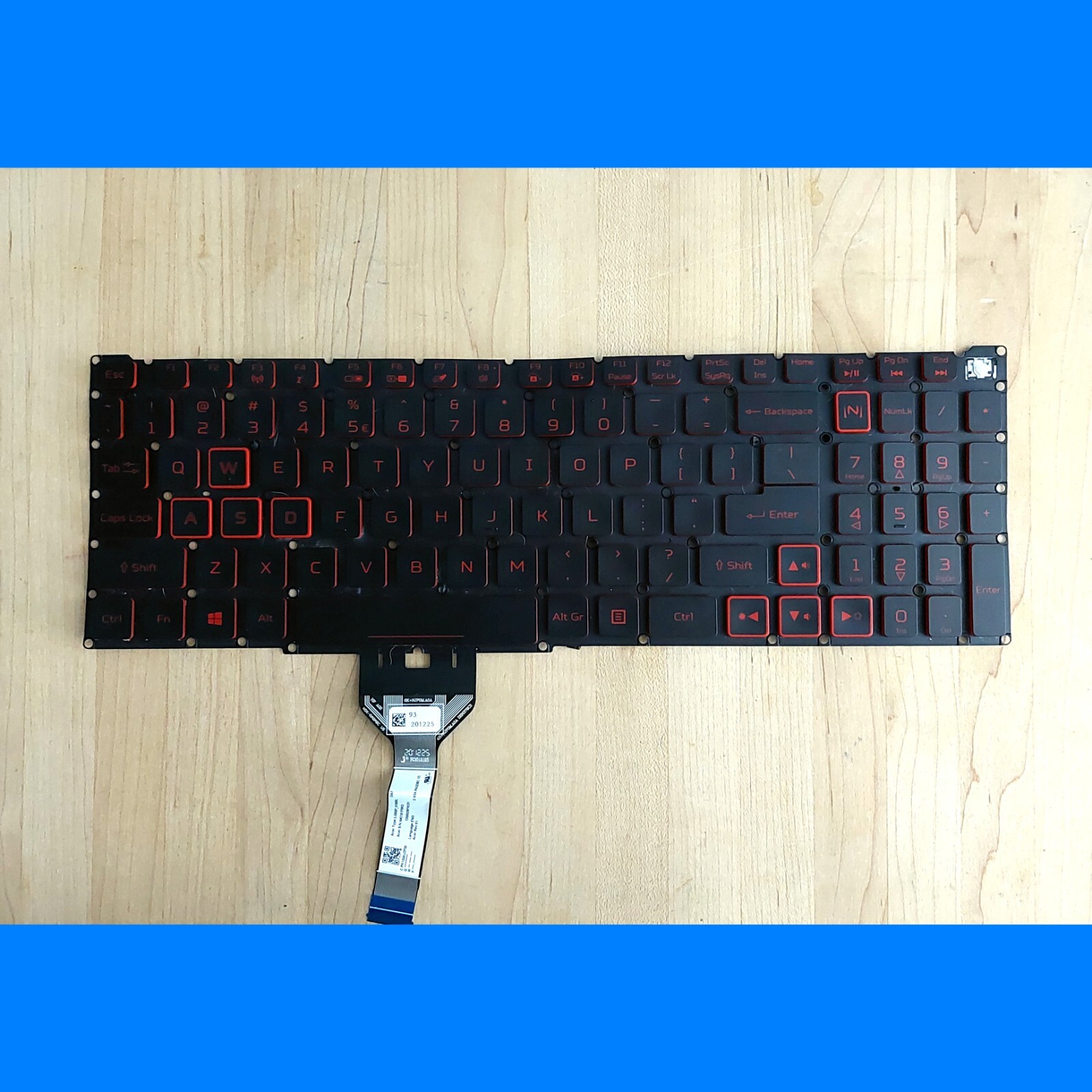 【Y】 Original Keyboard KEYCAPS For Acer Nitro 5 AN515-45 AN515-55