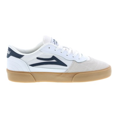 Lakai Cambridge MS1220252A00 Мужские белые замшевые кроссовки, вдохновленные скейтбордом