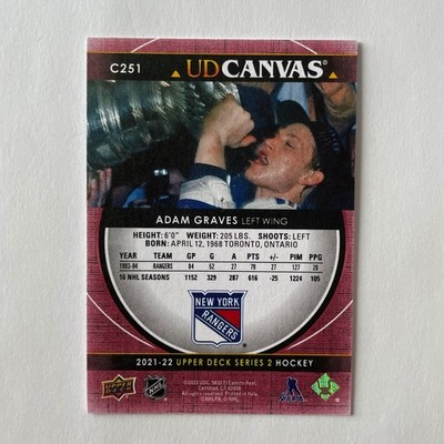 2021 Upper Deck Series 2 #C251 Adam Graves UD Canvas