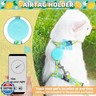 PUPTECK Adjustable Cat Harness and Leash Set Escape Proof Kitten Strap Collar for Walking Travel, Lemon Pattern