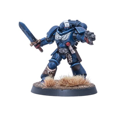 Well Painted Primaris Captain Crimson Fists Warhammer 40k