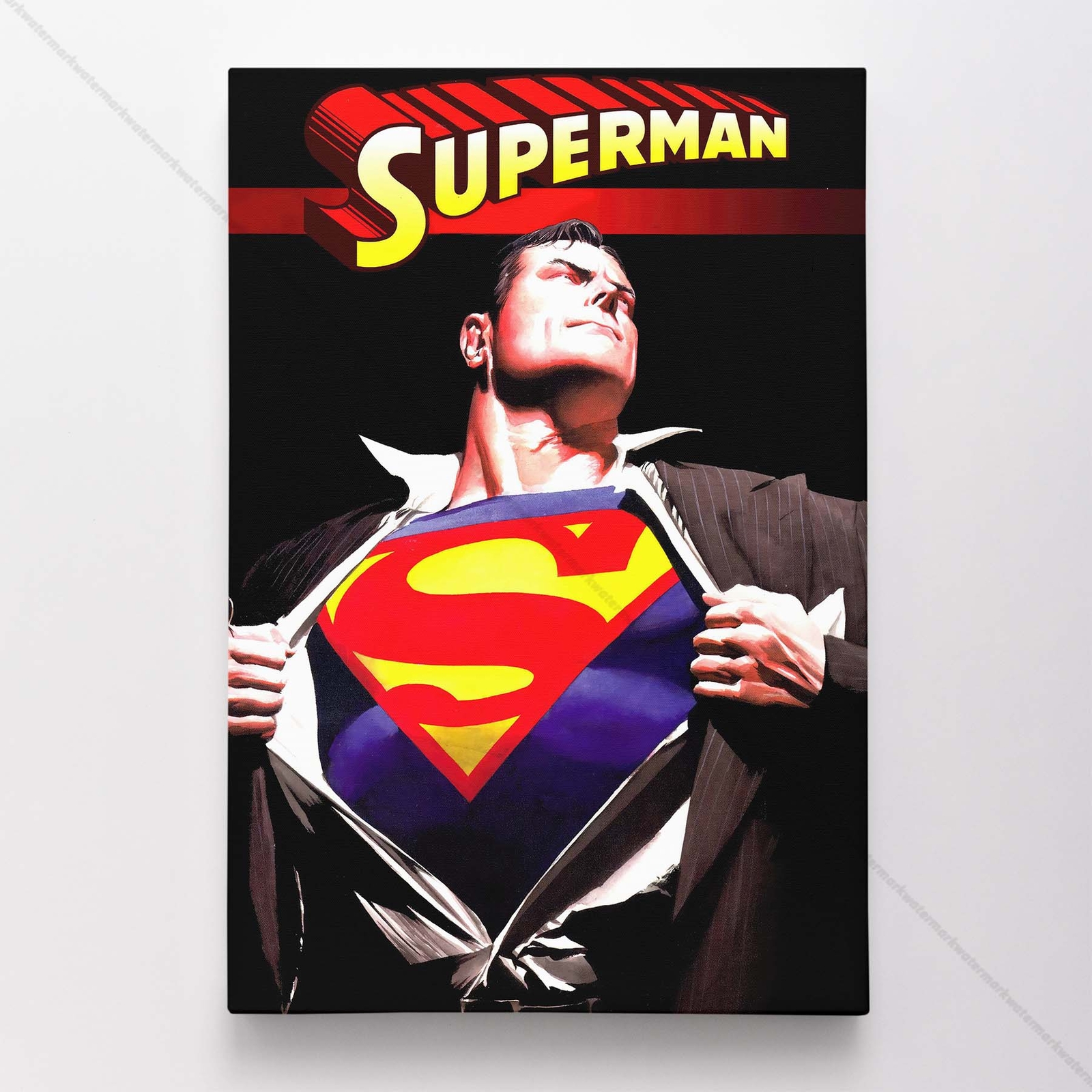 Superman Forever Alex Ross Poster Canvas DC Comic Book Cover Art Print #A