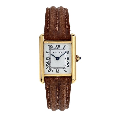 時計 cartier 117000R Preowned Cartier Cougar 117000R 18k 26mm Quartz watch