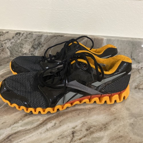 Купить Reebok Zigtech Ziglite Zignano Black Orange Running Training Shoes  (Спортивное) заказать с доставкой лот № 175446169078