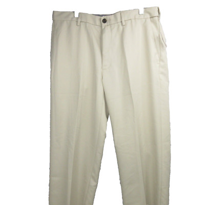 Amazon Essentials Men's Pants Casual Classic Fit Tan Beige Polyester 35x30 NWT