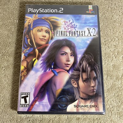 Final Fantasy X-2 (PlayStation 2, 2003) PS2 NEW Black Label *Factory Sealed*