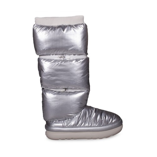 【新品未使用】UGG CLASSIC MAXI MINI シルバー サイズ６ UGG W CLASSIC MAXI MINI METALLIC SILVER 22FW-I（アグ