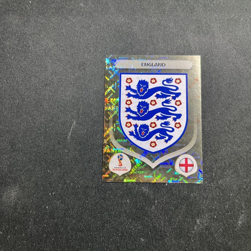 572 Ecusson Logo Badge England Panini Fifa World Cup Russia 2018 Sticker Foot
