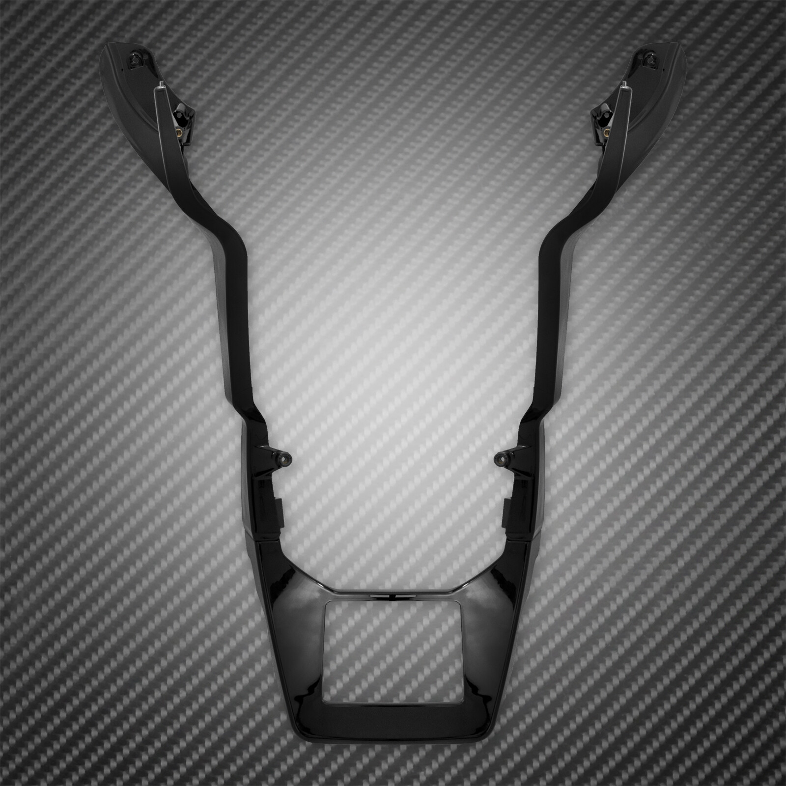 Gloss Black Fairing Spoilers Cover Fit For Harley Touring Road Glide FLTR 17-23