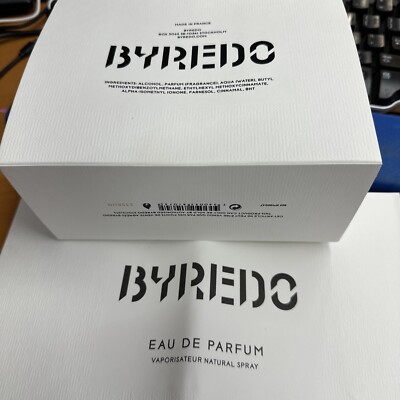 BYREDO Mojave Ghost EDP 1.7 oz EMPTY BOX & Shopping Bag