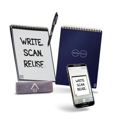 Flip Reusable Smart Notepad | Eco-Friendly, Digitally Connected Notebook for ...