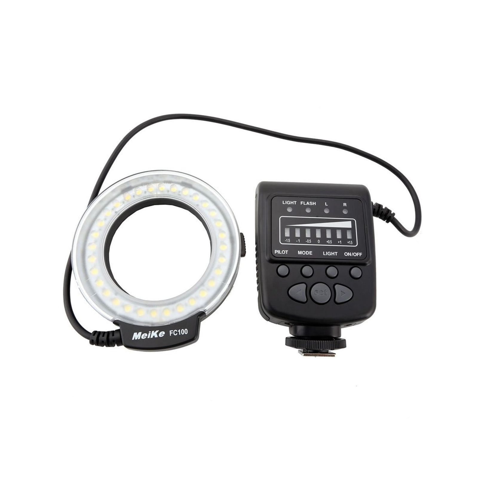Flashes de luz/macro anillo MeiKe para cámaras Canon