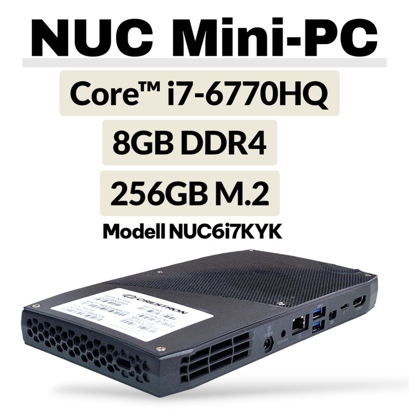 Intel Nuc Nuc6i7kyk Core I7-6770hq / 256 Go Ssd / 8 Go Ram