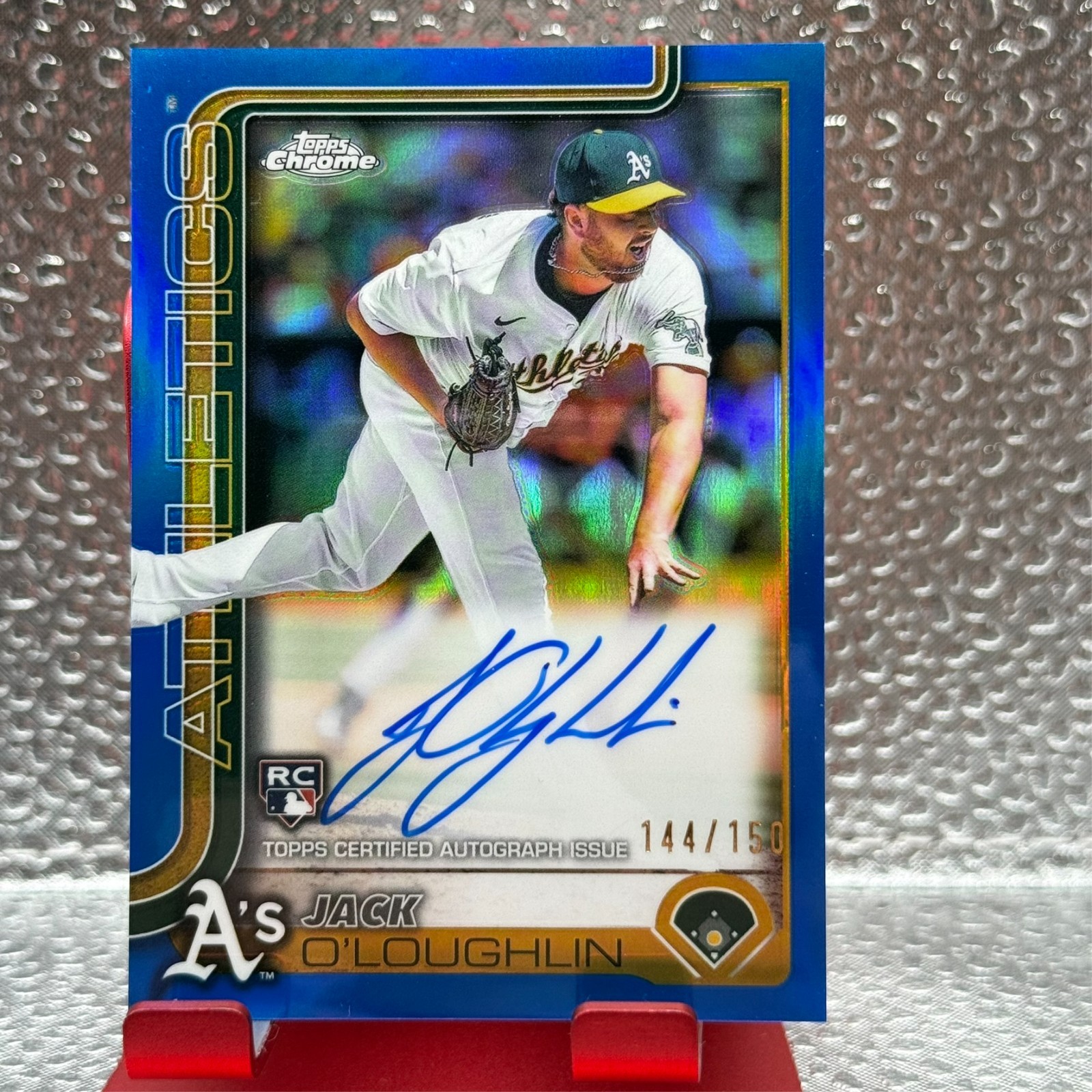 2025 Topps Chrome #RA-JO Jack O'Loughlin Rookie Autograph