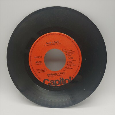 La Costa / Our Love by Natalie Cole Vintage Vinyl 45 RPM