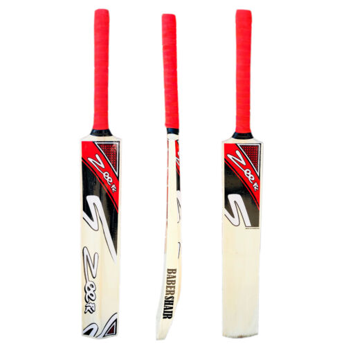Cricket Bat Net Practice Tennis Ball Tape Ball Handcrafted Kashmir Willow RED