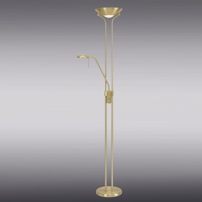 Stehlampe innen gold