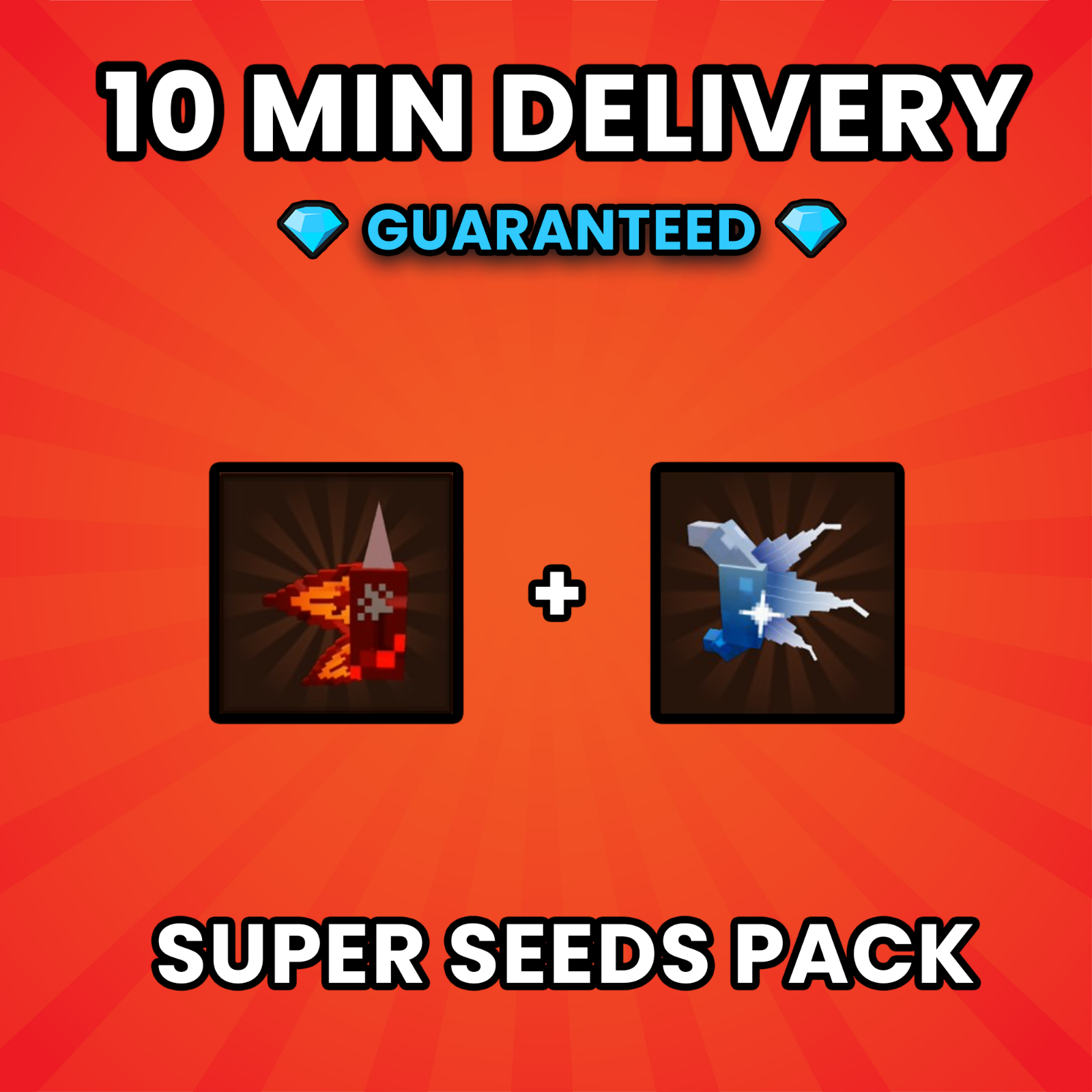  Dragon's Breath + Moon Bloom Seed  | Grow A Garden 2 🚚 10 Minute Delivery 🚚