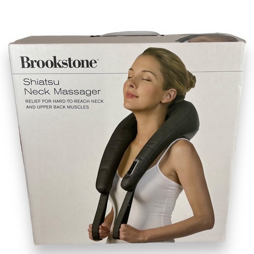 Brookstone Shiatsu Neck Massager | eBay