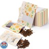 120 Pcs Seed Envelopes with Clear Window 3.54 x 5.51 Inch Seed Packets, Resealable Storage Envelope for Vegetable Flower Seeds Packaging