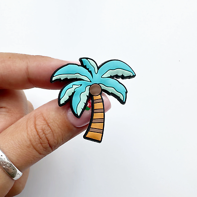 Palm tree croc charm sale