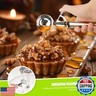 PTAHON Cookie Dough Scoop - 2 oz Stainless Steel Cookie Scoops for Baking, Ice Cream Scooper with Trigger, Versatile Scoopers for Food, Melon Baller, and Meatball Maker