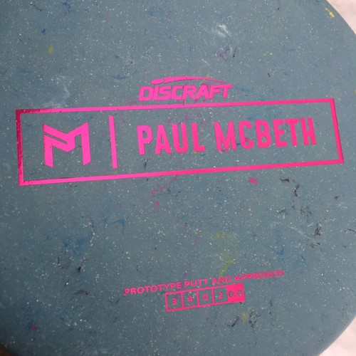 DISCRAFT Paul McBeth Prototype Jawbreaker Blend Luna Putt & Approach Disc Golf!!