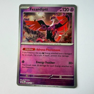 Pokémon Prismatic Evolutions #45 Fezandipiti Pokeball Rare