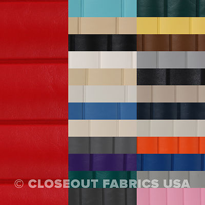 Seascape Pleated Marine Vinyl Upholstery Fabric - 1.5