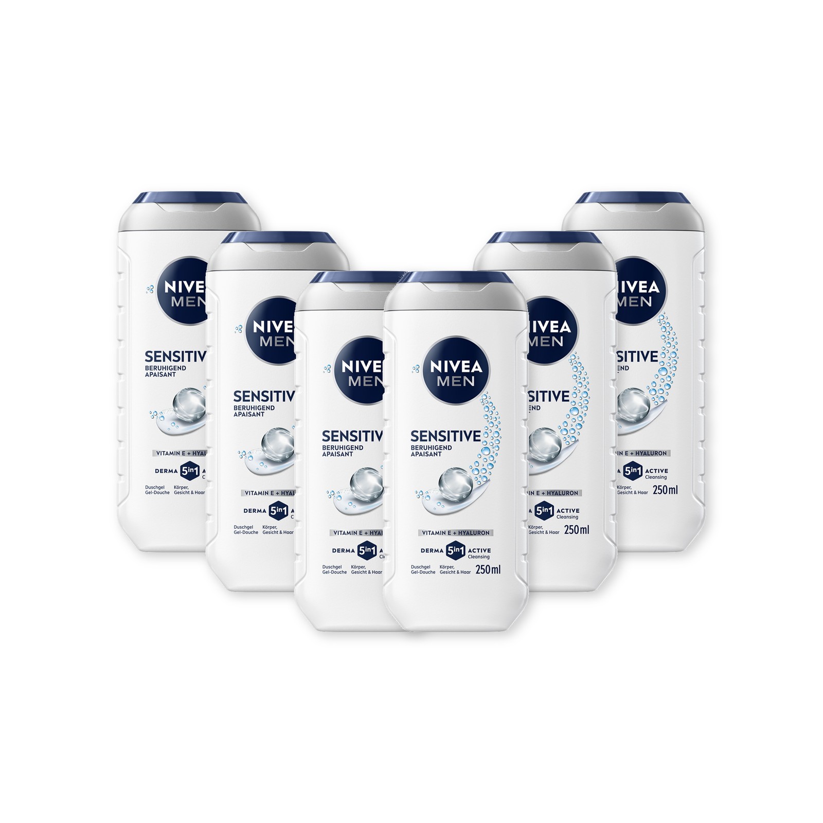 NIVEA MEN Pflegedusche Sensitive 6 x 250ml - Bild 1 von 9