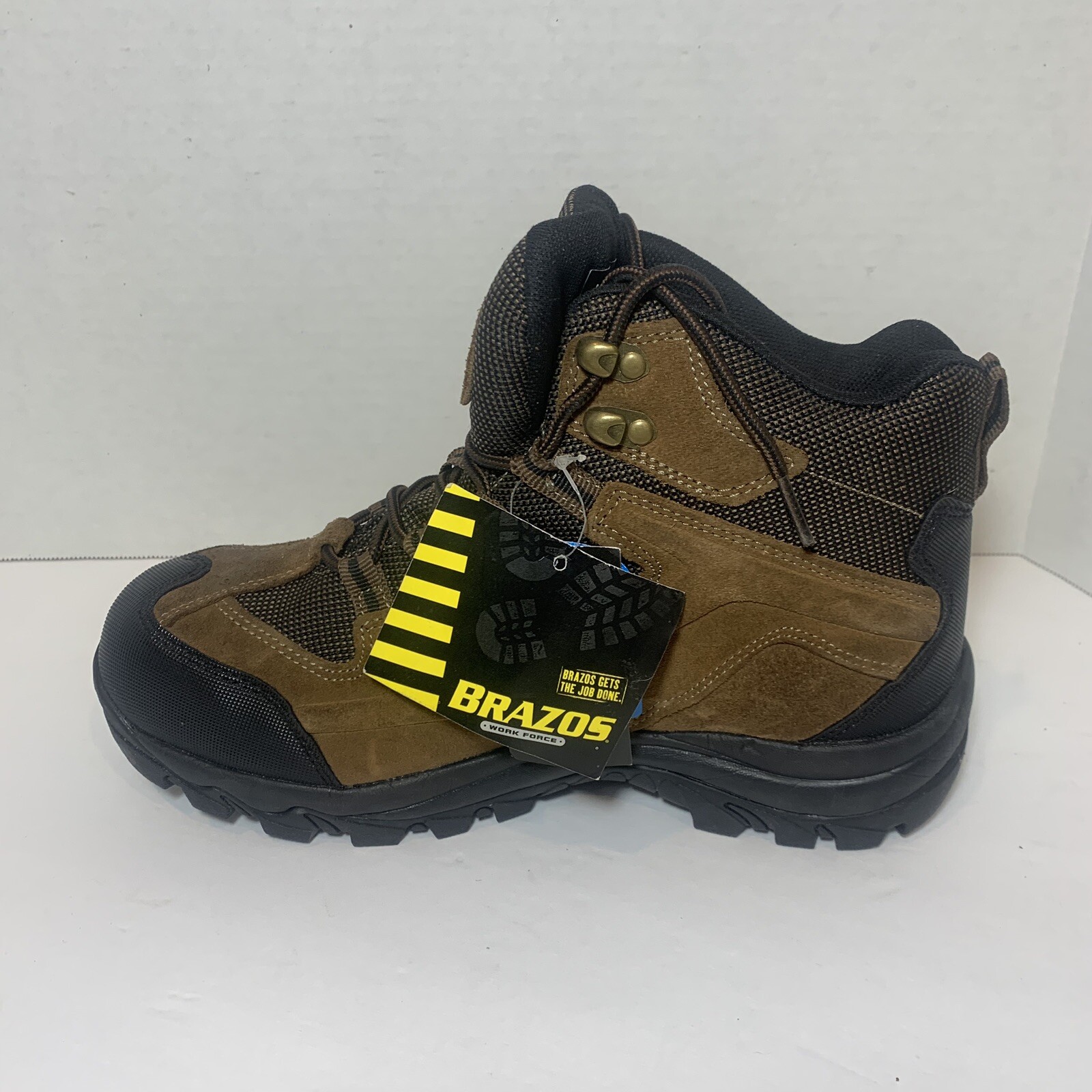 Brazos Men's Iron Force Steel Toe Hiker 