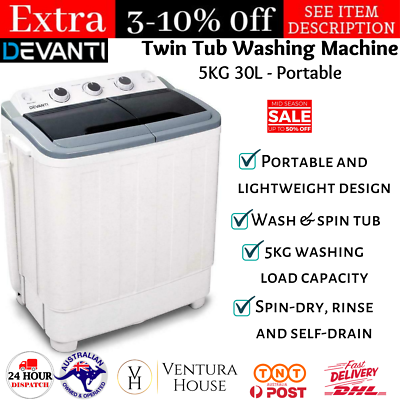 House and home twin tub washing machine deals