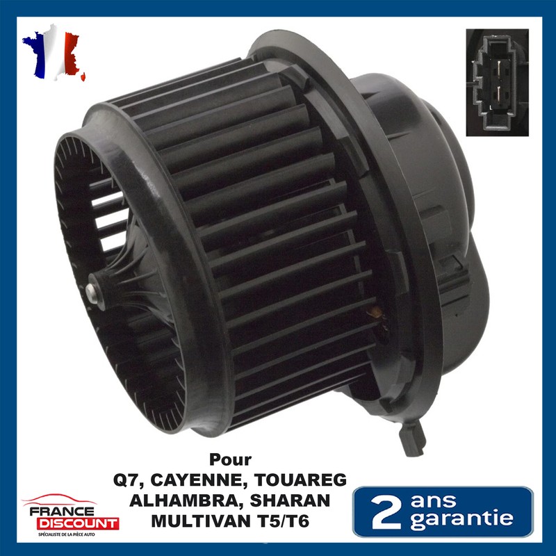 Ventilateur D'Habitacle Climatisation Arriere Pour Q7 Cayenne Touareg Multivan
