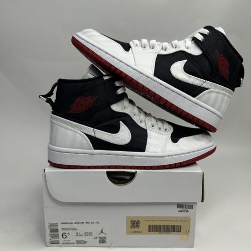 Nike AIR Jordan 1 Mid SE WMNS “Utility/Black Gym Red” DD9338 Nike AIR Jordan 1 Mid SE WMNS “Utility/Black Gym Red” DD9338