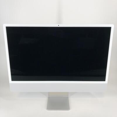 iMac 24 Silver 2021 3.2GHz M1 8-Core CPU/GPU 8GB 512GB SSD - Excellent w/ Bundle