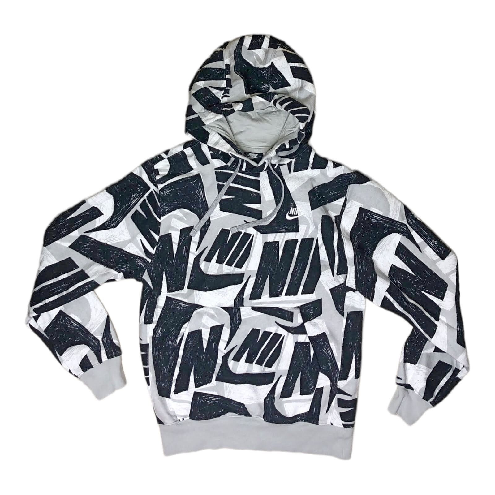 black and white nike sweatshirt