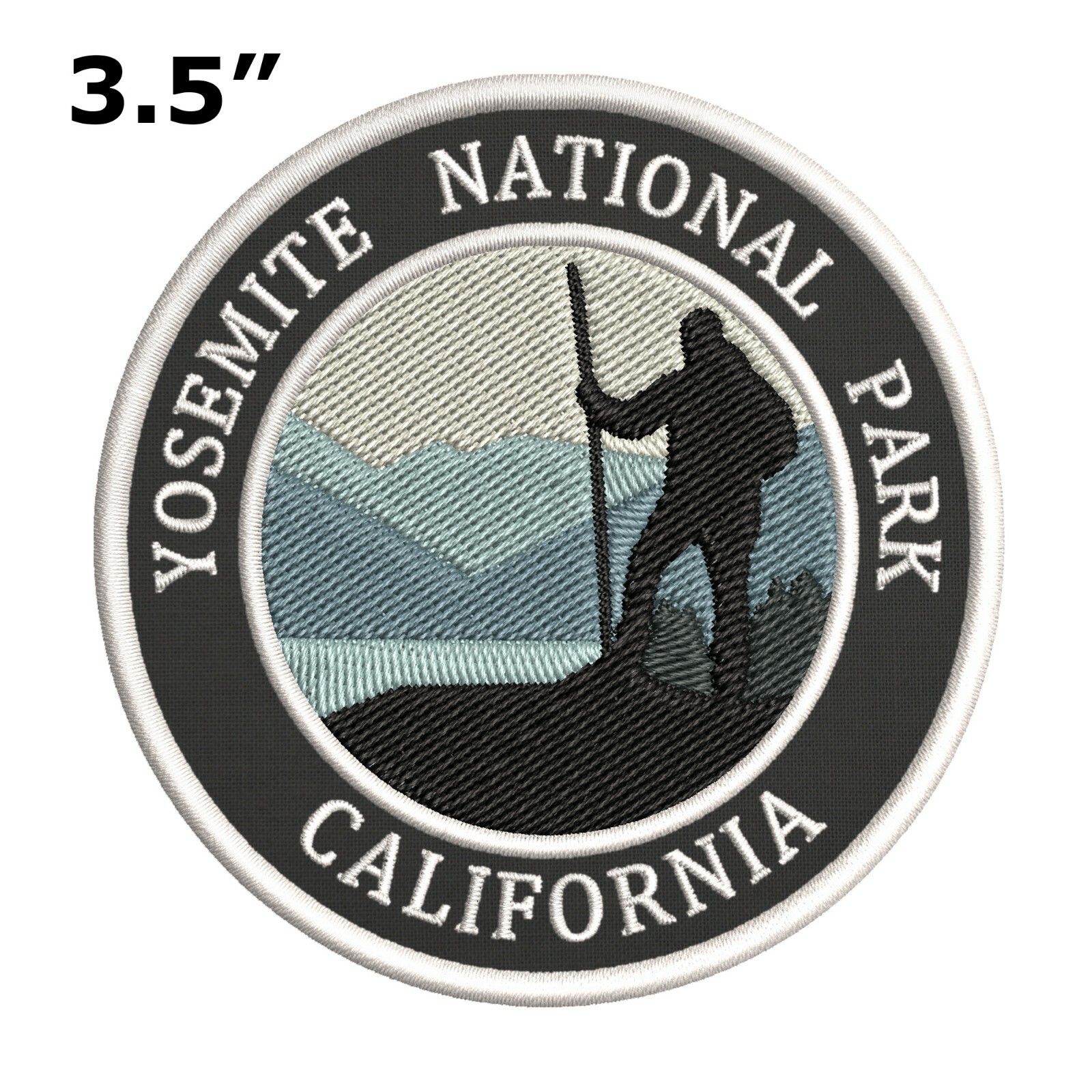 Yosemite National Park Patch Iron-On Embroidered Applique Nature Badge Souvenir