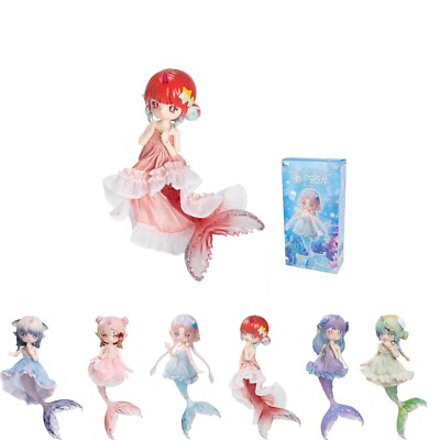 Blind Box,kawaii Penny's Treasure Box Series-mermaid 1/12 Ball Join...